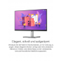 Dell 24 Inch FHD IPS LED Monitor, 60 Hz, Black and Silver - P2422H