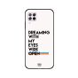 جراب ظهر مورو لورنت بطبعة عبارة Dreaming With My Eyes Wide Open لهواوي نوفا 7i