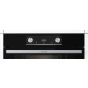 Gorenje Built In Electric Oven, with Grill, 60 CM, 77 Liters, Black - BOS6737E13BG