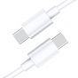 USB C Power Cable 3.3ft [1-Pack] USB C to USB C Fast Charging Cable,Type C Cable Fast Charging,Powerline USB C to USB C,White