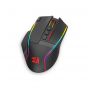 ماوس جيمنج لاسلكي ريدراجون سواين، دقة 16000 نقطة لكل بوصة، اسود - M915RGB-WL