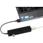 موزع USB نورثامبر بي ال سي، 4 في 1، اسود - 3G60047