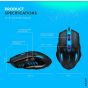 ماوس جيمنج سلكي ايكون، RGB، دقة 3200 نقطة لكل بوصة، اسود - GX51