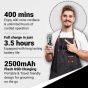 VGR Rechargeable Hair Clipper, Dry, Black - V-256