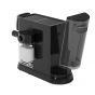 Arzum OKKA Solo M Semi Automatic Espresso Machine, 1628 Watt, Black and Silver - OK0032-0500