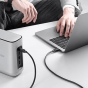 كابل USB فئة C ثاندر بولت يوجرين، 0.8 متر، اسود - US501
