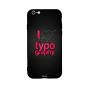 I Love Typography Printed Back Cover for Apple iPhone 6S Plus