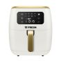 Fresh Digital Air Fryer, 7 Liters, 1800 Watt, White and Gold- FAF-D1800W
