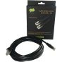 BLITZ Network Cable, Cat 6, 3 Meters - Black
