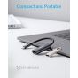 محول USB-C إلى HDMI أنكر، 4K، أسود -AK-A83120A1
