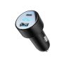 Joyroom Car Charger, 2 USB Ports, 53W, Black - JR-CCD01