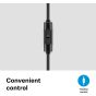 Sennheiser HD 400S Closed Back, Around Ear Headphone with One-Button Smart Remote on Detachable Cable