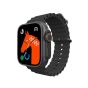 BW8 Ultra Smart Watch, 2.02 Inch - Black