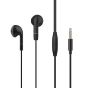 Celebrat Wired In Ear Earphones with Built-in Microphone, Black - G8