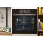 Gorenje Built In Electric Oven, with Grill, 60 CM, 77 Liters, Black - BOS6737E13BG