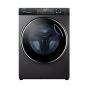 Haier Front Load Full Automatic Washing Machine, Super Drum, Inverter Motor, 15Kg, 1400 RPM, Black - HW150-BP14986ES8