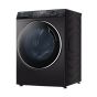 Haier Front Load Full Automatic Washing Machine, Super Drum, Inverter Motor, 15Kg, 1400 RPM, Black - HW150-BP14986ES8