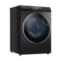 Haier Front Load Full Automatic Washing Machine, Super Drum, Inverter Motor, 15Kg, 1400 RPM, Black - HW150-BP14986ES8