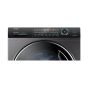 Haier Front Load Full Automatic Washing Machine, Super Drum, Inverter Motor, 15Kg, 1400 RPM, Black - HW150-BP14986ES8