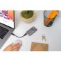 هارد SSD خارجي ويسترن ديجيتال ماي باسبورت، سعة 500 جيجا، رمادي - WDBAGF5000AGY-WESN
