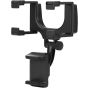 Ever Universal 360° Rotating Mobile Phone Holder,Car Rear View Mirror Mount Phone Holder Stand for iPhone Samsung HTC Smartphone