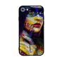 Face Paint Girl Art 3 Printed Back Cover for Apple iPhone 8