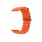 Silicone Strap for Smart Watches, 44mm to 49mm - Orange