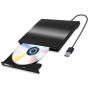 مشغل CD DVD خارجي ميكوز، USB 3.0 - اسود
