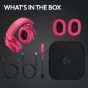 Logitech G PRO X 2 Lightspeed Wireless Gaming Headset with Microphone, 50mm Graphene Drivers, Pink - ‎981-001275