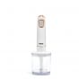 Tank Hand Blender with Attachments, 500ml, 600 Watt, White - CM-6003-1