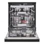 Sharp Freestanding Dishwasher, Inverter, 15 Persons, Black - QW-V1015A-BK