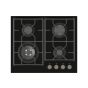 Kitchen Line Gas Built-in Hob 60 CM, 4 Burners, Black - ZP-PRE4014