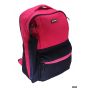 Gharibo Bags School Backpack With Pencil Case for Girls, Colored Pattern - Black and Pink