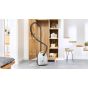 مكنسة كهربائية كانستر بوش سيريس 4، تقنية ProHygienic، بكيس بقوة 2200 وات، ابيض - BGL38WHYG