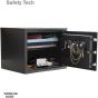 Safety Tech Digital Safe Box, Black - GN30 EID3 B