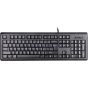 A4tech Wired Keyboard, Black - KR-92