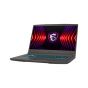 MSI Thin 15 B13UC Gaming Laptop, Intel Raptor Lake i7-13620H, 512GB NVMe PCIe SSD Gen4x4, 16GB RAM, 15.6 Inch, FHD 144Hz, Nvidia GeForce RTX 3050 GDDR6 4GB, FREEDOS - Cosmos Gray