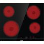 Gorenje Glass Ceramic Electric Hob, 60cm, Black - ECT641BSC