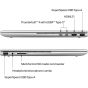 HP Envy X360 ew0023dx Laptop, Intel Core i7-1255U, 15.6 Inch FHD Touchscreen, 256GB SSD, 16GB RAM, Intel Iris Xe Graphics, Windows 11 - Natural Silver