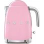 Smeg Electric Kettle, 1.7 liters, 2400 Watt, Pink - KLF03PKEU