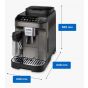 Delonghi Magnifica Evo Automatic  Coffee Machine, 1.8 Liters - 1450 Watt, Titanium and Black - ECAM290.81.TB