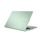 Asus VivoBook K3402ZA-OLED007W Laptop, Intel Core i7-12700H, 14 Inch OLED 2.8K, 512GB SSD, 16GB RAM, Intel Iris XE Graphics, Windows 11 - Brave Green