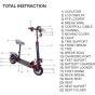 Winnersky E10 ProMax Electric Scooter, Up to160 KG, Black-003