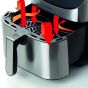 Kenwood Air Fryer, 1800 Watt, 7 Liters, Silver - HFM80.000SS