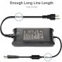 Laptop Charger for Dell Latitude Laptops, 90 Watt - Black