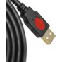 كابل USB-A ذكر إلى USB-A انثى، 2 متر، اسود - DC015
