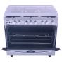Unionaire Gas Cooker 5 Burners , Stainless Steel- C6090SSP2C255F-FS