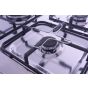 Unionaire Gas Cooker 5 Burners , Stainless Steel- C6090SSP2C255F-FS