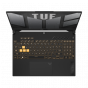 لاب توب اسوس تاف جيمنج  F15 2023 FX507VI-LP066W، انتل كور i7-13620H، هارد SSD بسعة 1 تيرا، رام 16 جيجا، شاشة IPS مقاس 15.6 بوصة، بدقة FHD، ومعدل تحديث 144 هرتز، كارت شاشة انفيديا جي فورس RTX 4070 بسعة 8 جيجا GDDR6، ويندوز11 - رمادي