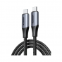 كابل USB-C يوجرين، 1 متر - اسود